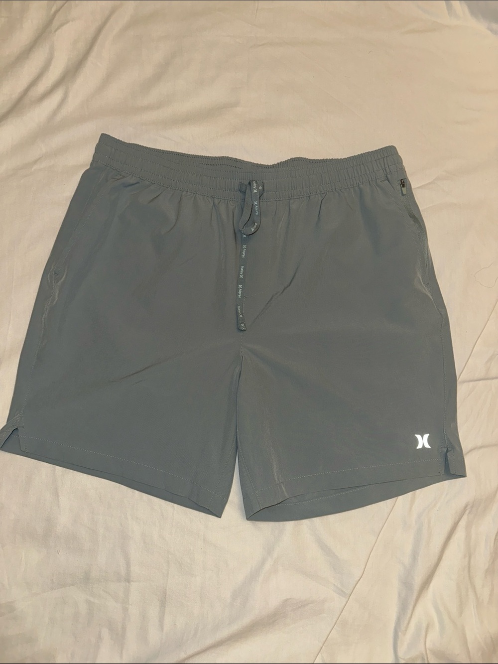 Hurley Slate Gray Swim Trunks with Logo